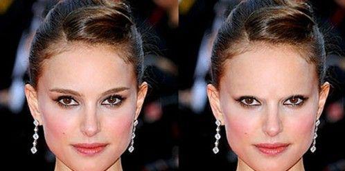 有无眉毛对比图