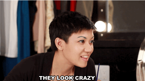 给眉毛点颜色看看？